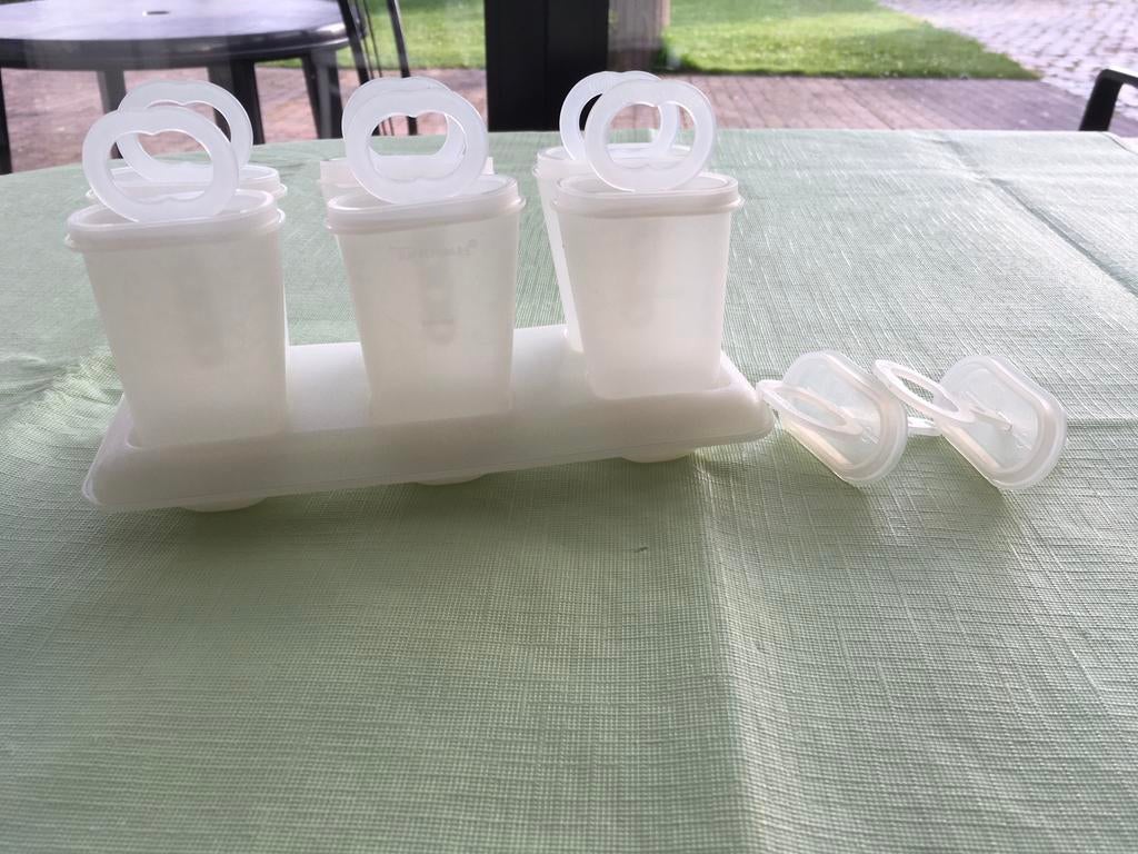 Tupperware - moules à glace, Enlèvement, Comme neuf, Blanc, Autres types