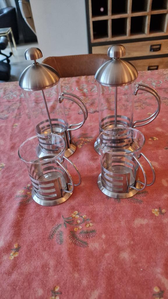 KOFFIE EN/OF THEE ZET APPARAAT, Huis en Inrichting, Ophalen, Overige typen, Nieuw, Glas