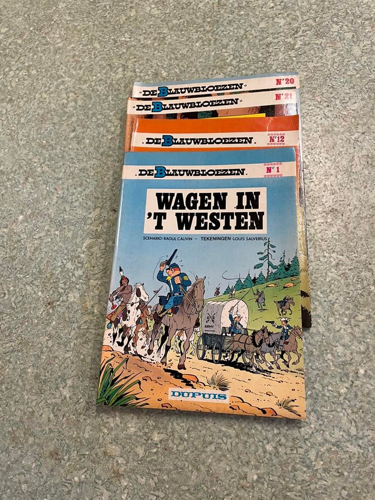 De Blauwbloezen, Boeken, Meerdere stripboeken, Ophalen, Gelezen