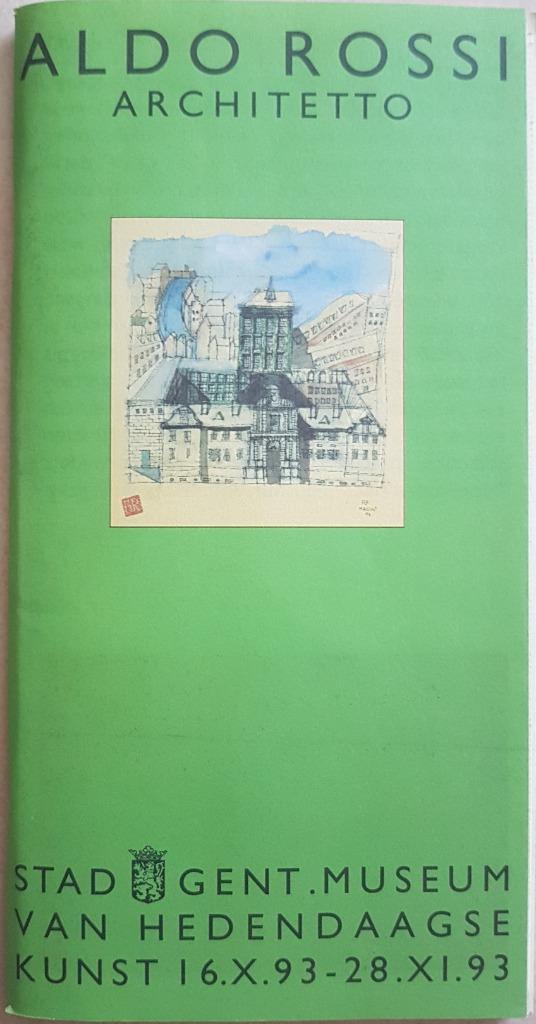 Aldo Rossi Architetto - Museum van Hedendaagse Kunst Gent, Boeken, Architecten, Ophalen of Verzenden, Zo goed als nieuw, Jan Hoet