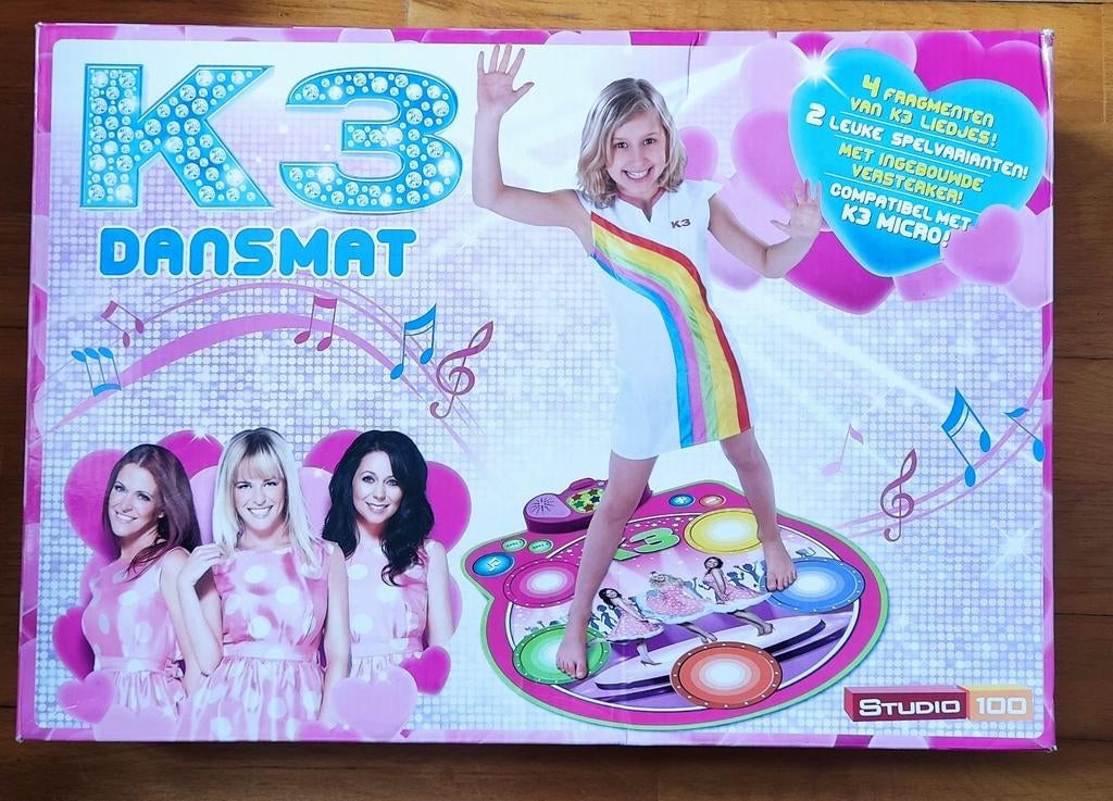 K3 Dansmat van Studio 100, Ophalen, Zo goed als nieuw
