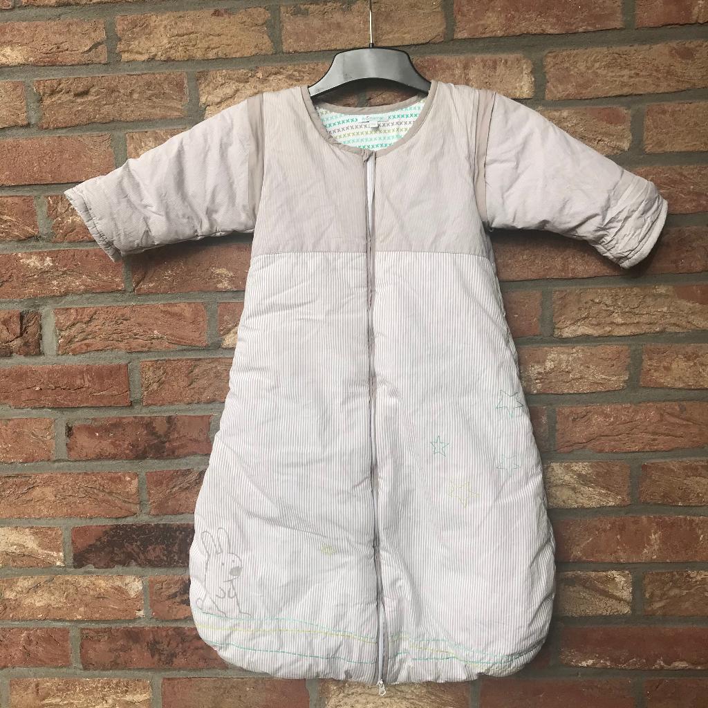Prémaman sac de couchage épais taupe et blanc impeccable, Enfants & Bébés, Enlèvement ou Envoi, Comme neuf, 70 à 85 cm, Sac de couchage