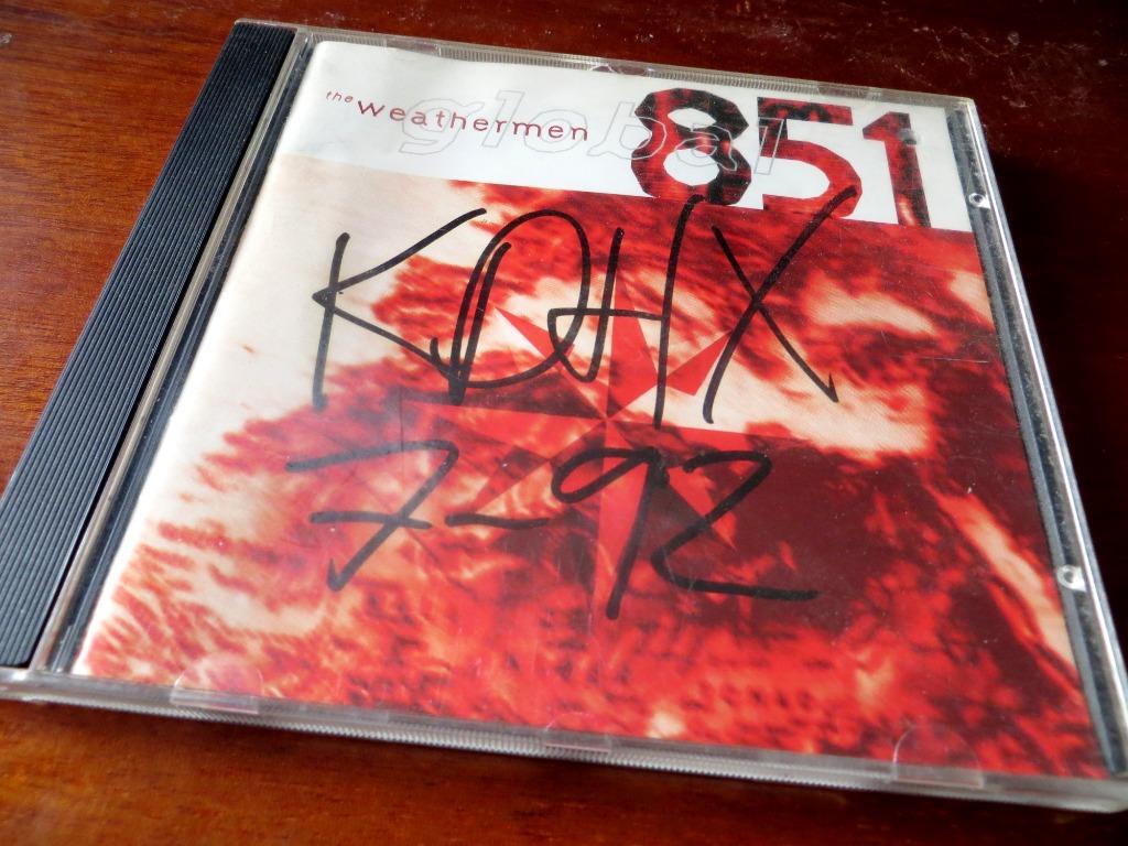 THE WEATHERMEN - GLOBAL 851 - SIGNED CD, Verzenden, Zo goed als nieuw