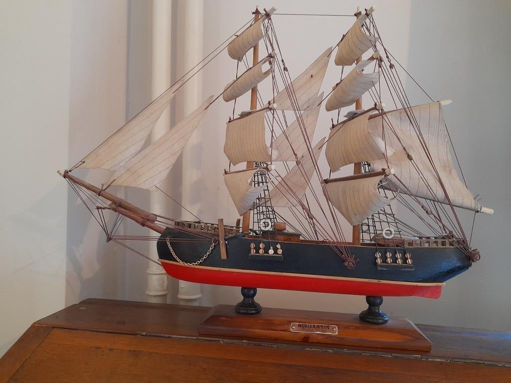 Modelbouw boot Bergantin Siglo XVIII, Hobby en Vrije tijd, Ophalen of Verzenden, Gebruikt