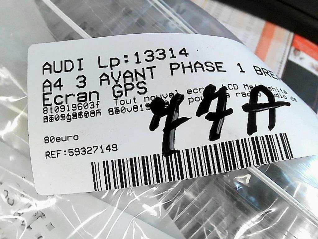 Écran GPS Audi A4 III  8T0919603F LP/13314 (77A), Autos : Pièces & Accessoires, Enlèvement ou Envoi, Utilisé, Audi