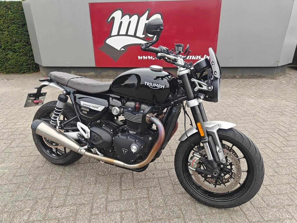 Triumph Speed Twin 1200 2022 26dkm, Motoren, Motoren | Triumph, 2 cilinders, Motorrijbewijs A, Bedrijf, Meer dan 35 kW