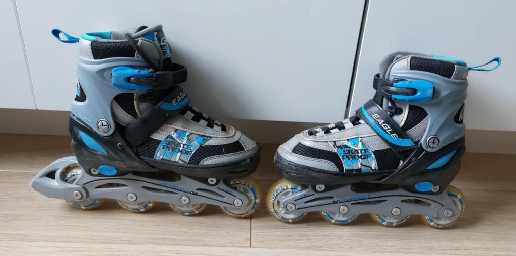 Patins à roues alignées/patins combinés ajustables Eagle, Autres marques, Enlèvement ou Envoi, Réglable, Utilisé