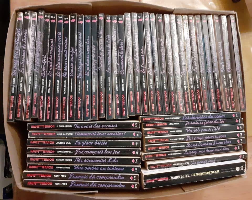 49 livres Hachette collection "Haute tension", Enlèvement, Utilisé, Divers auteurs