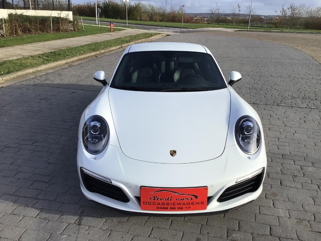 Porsche 911 991 carrera *36200km* 05/2018 pdk, Auto's, Porsche, Automaat, Achterwielaandrijving, Wit, Leder