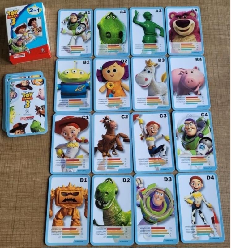 Disney kwartet: Toy Story, Verzamelen, Ophalen of Verzenden, Zo goed als nieuw, Kwartet(ten)