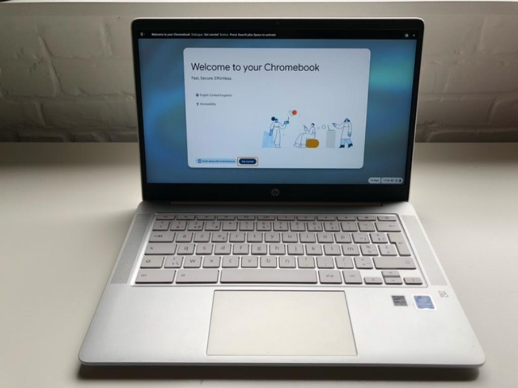 Weinig gebruikt: HP Chromebook 14a-na0038nb, Computers en Software, Chromebooks, Gebruikt, Verzenden, 8 GB, Azerty