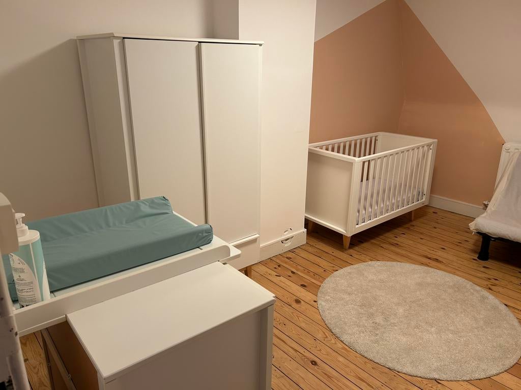 Chambre bébé Troll Scandy - lit, commode, penderie., Enlèvement, Utilisé, Garçon ou Fille