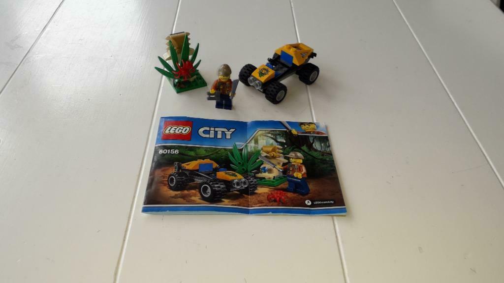 Lego City 60156 Jungle Buggy, Ophalen of Verzenden, Zo goed als nieuw, Complete set, Lego