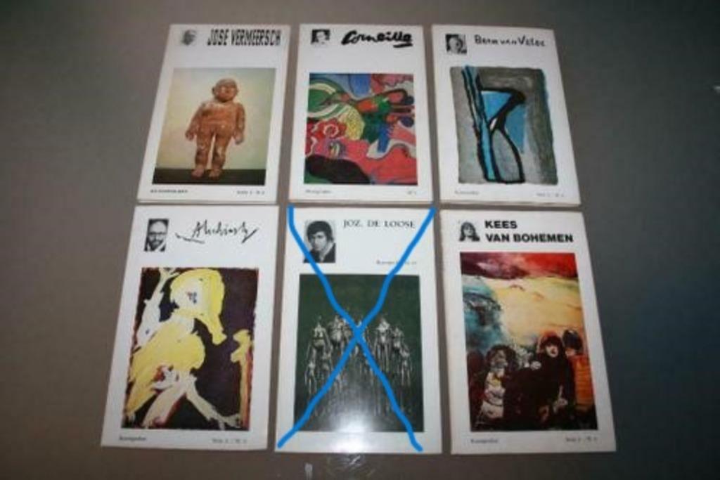 Kunstpocket nummer 1 / SERIE 2 – 1 / 3  / 4 / 5, Gelezen, Ophalen of Verzenden, Erik Slagter, Overige onderwerpen