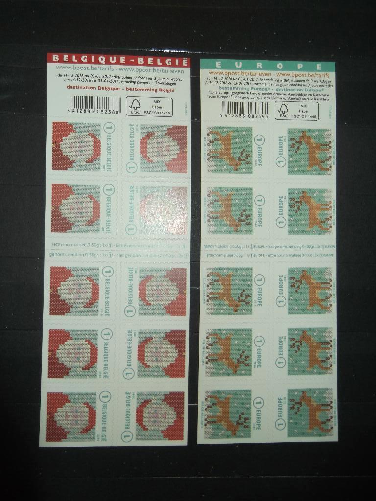 B159-B160 Kerst - Noël 2016 MNH, Enlèvement ou Envoi, Non oblitéré, Timbre-poste, Noël