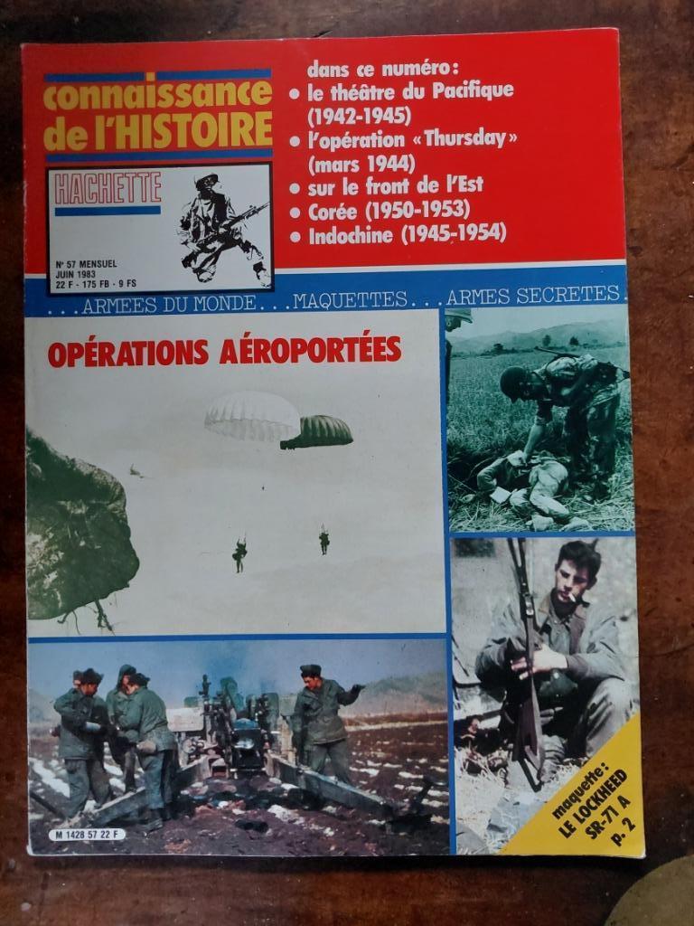 Connaissance de l'Histoire N 57 Juin 1983 : Opérations aéro, Livres, Journaux & Revues, Utilisé, Autres types, Enlèvement ou Envoi