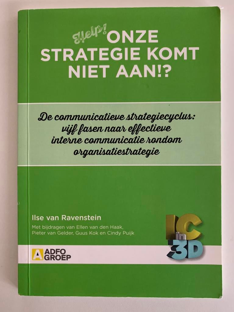 Ilse van Ravenstein - Onze strategie komt niet aan!?, Ophalen of Verzenden, Zo goed als nieuw, Ilse van Ravenstein