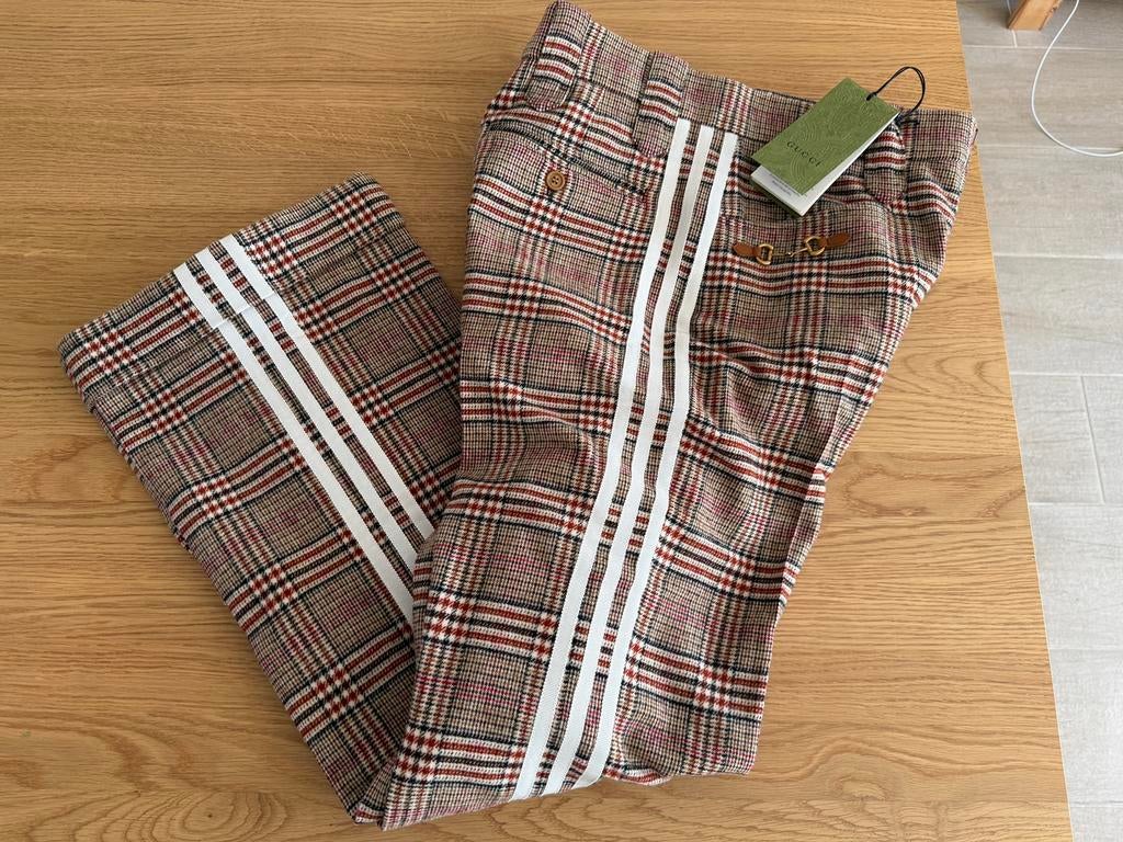 Gucci X Adidas wool pants size 44, Beige, Nieuw, Ophalen of Verzenden, Gucci