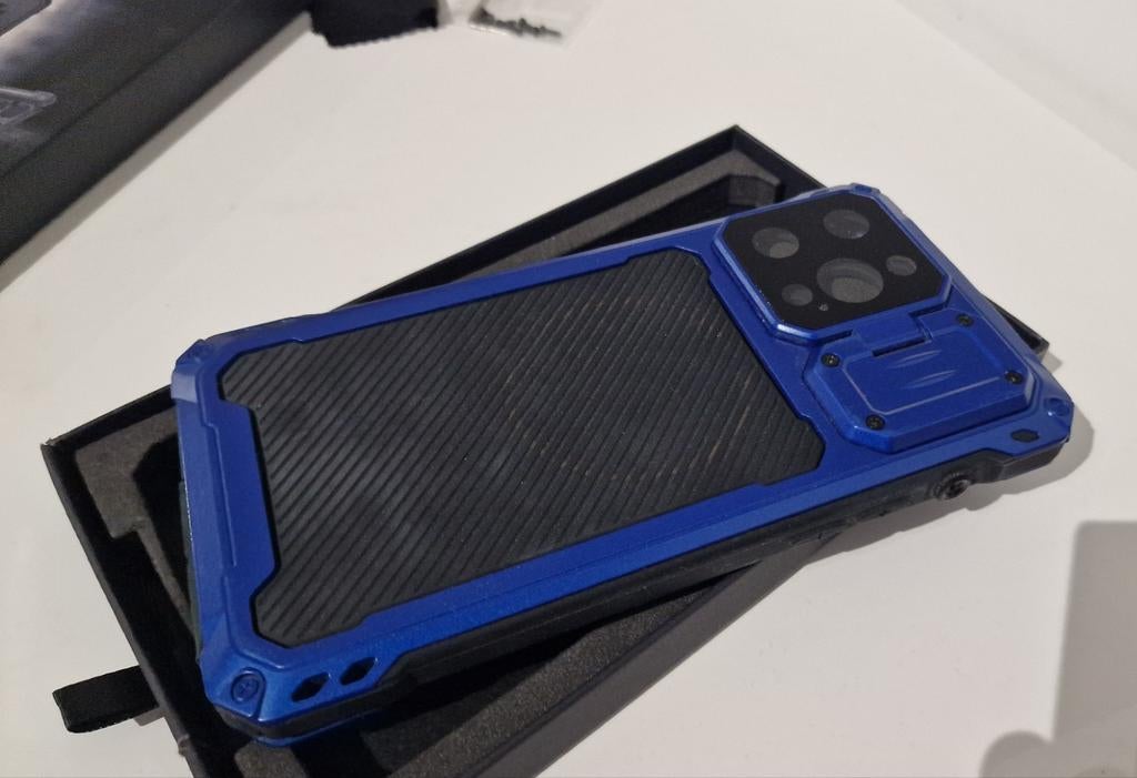 Integraal militair hoesje voor iPhone 14 pro max, Ophalen of Verzenden, Nieuw, IPhone 14 Pro Max, Frontje of Cover