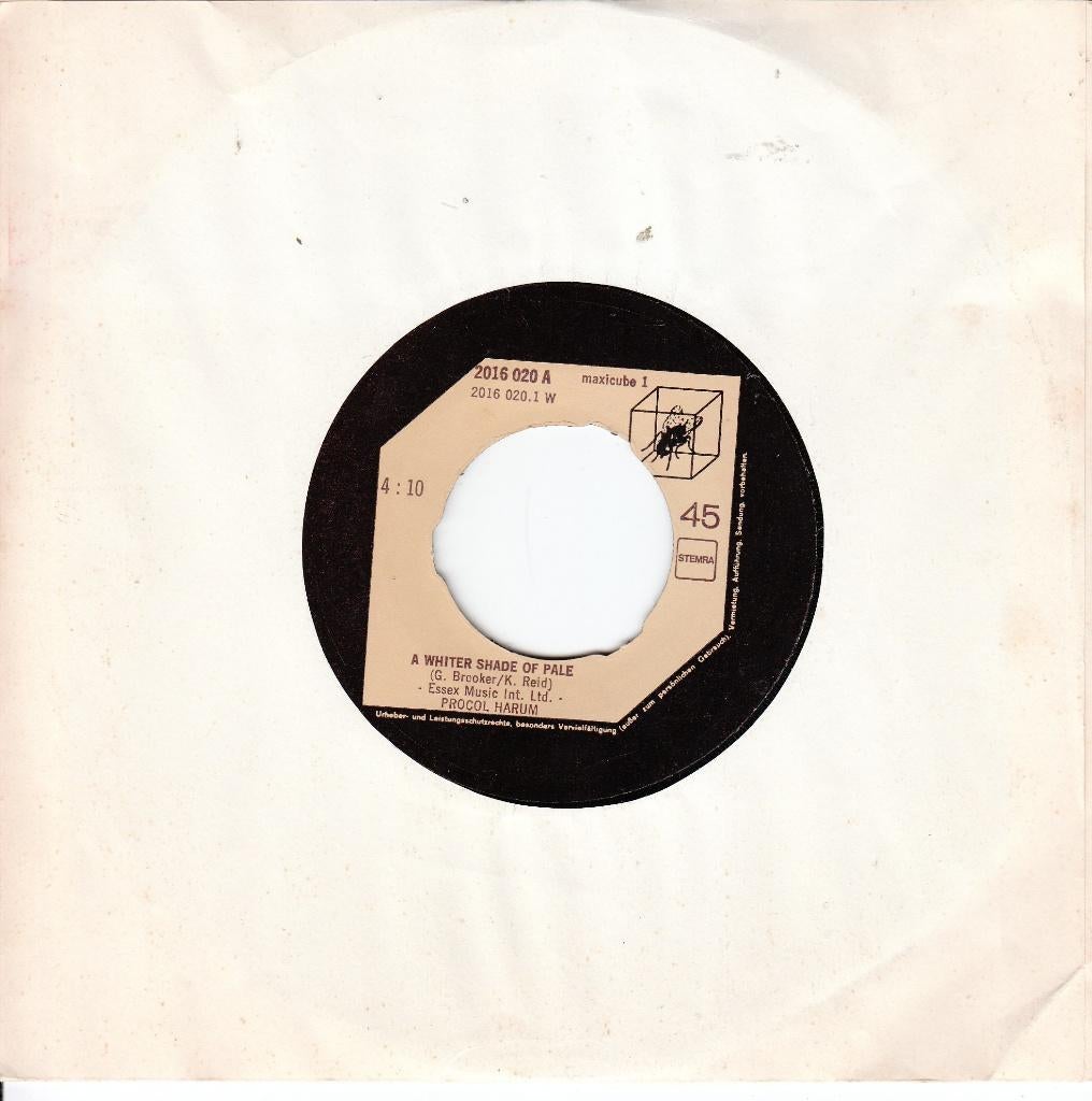 De 3 successen van Procol Harum op 1 vinylsingle, CD & DVD, Vinyles Singles, Single, Pop, 7 pouces, Envoi