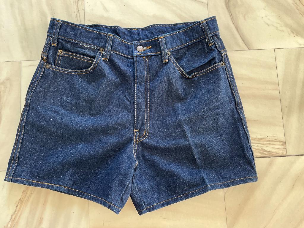 Short voor heren - spijkerbroek - maat 34, Blauw, Nieuw, Ophalen of Verzenden, W33 - W34 (confectie 48/50)