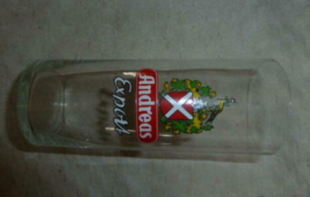 #G bier glas ANDREAS EXPORT 0,2L " recht glaasje ", Enlèvement ou Envoi, Neuf, Verre à bière