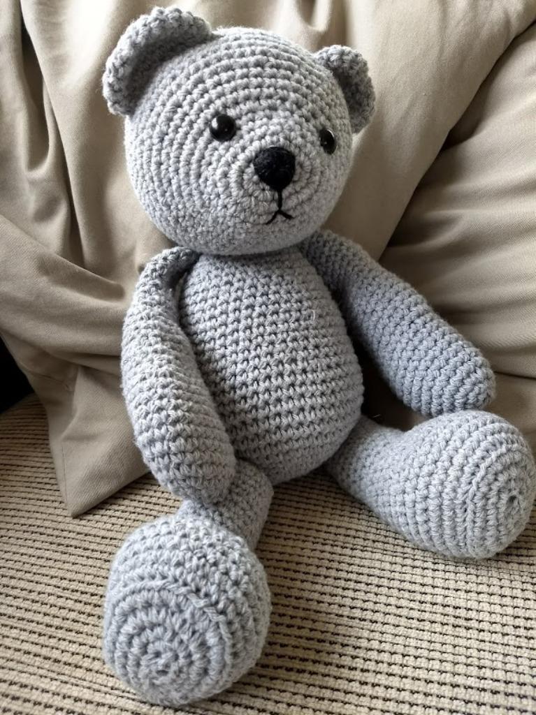 Hand gehaakte Teddy beer, Verzenden