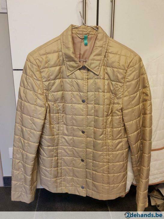 goud kleurig klassiek jasje, Kleding | Dames, Ophalen of Verzenden, Gedragen, Maat 38/40 (M), Overige kleuren