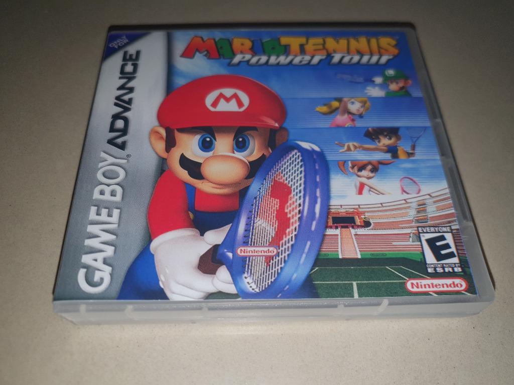 Mario Tennis Power Tour Game Boy Advance GBA Game Case, Envoi, Comme neuf