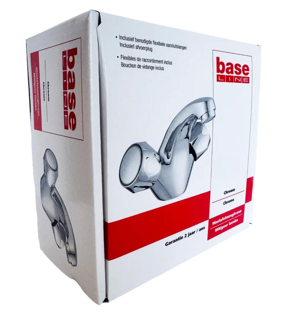 Nieuwe wastafelmengkraan Baseline te koop!, Enlèvement, Neuf, Chrome, Robinet