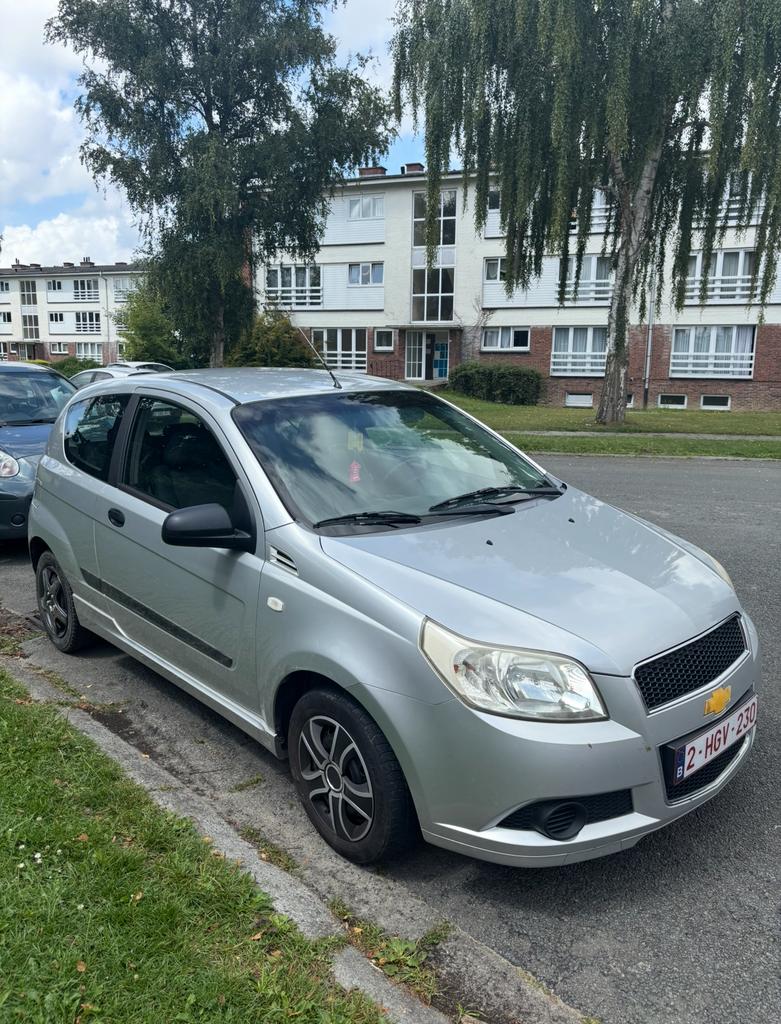 Chevrolet aveo 2009, Auto's, Chevrolet, Particulier, Aveo, Handgeschakeld, Zilver of Grijs, Grijs, Stof, Ophalen