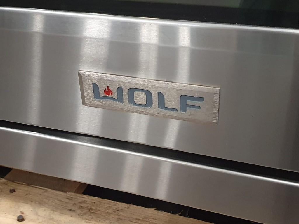 Wolf Stove 120cm acier inoxydable 2 fours Teppanyaki, Gaz, Classe énergétique A ou plus économe, Enlèvement ou Envoi, 85 à 90 cm