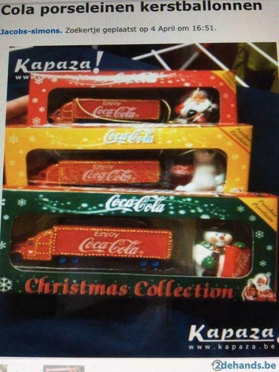 Coca cola kerstballonnen, Collections, Marques & Objets publicitaires, Neuf, Emballage, Enlèvement