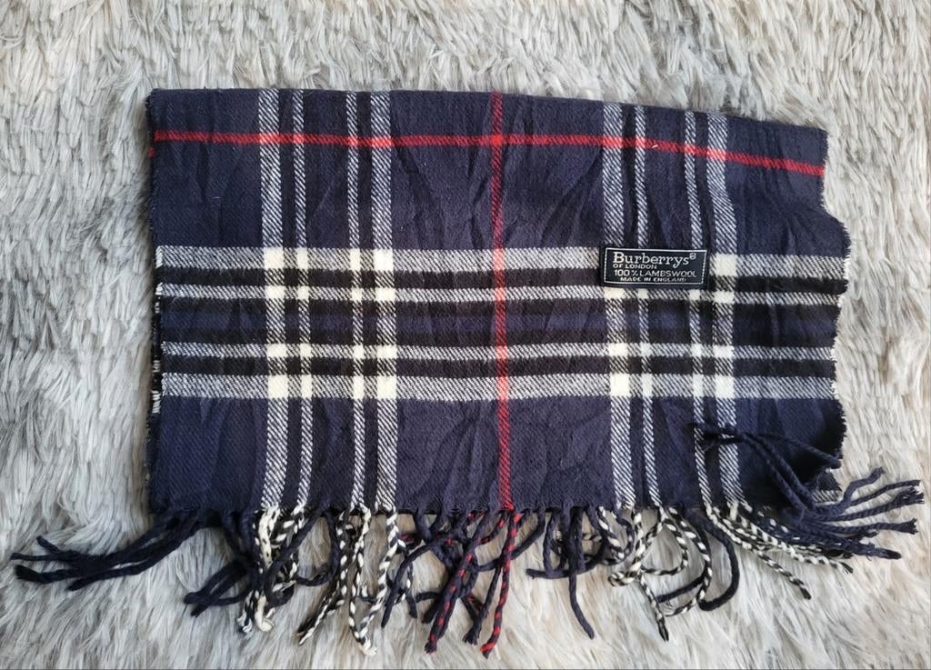 Écharpe Burberrys of London – Vintage Lambswool, Enlèvement ou Envoi, Comme neuf, Burberry, Écharpe