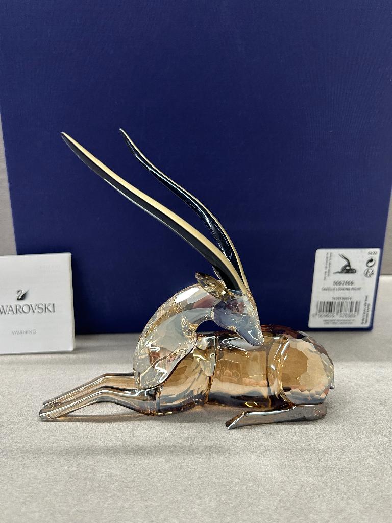 Swarovski Gazelle Kito Rechtskijkend -35%, Verzamelen, Ophalen of Verzenden, Nieuw, Figuurtje