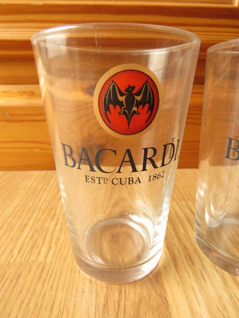 2 verres Bacardi est. Cuba 1862, Enlèvement ou Envoi, Utilisé, Autres types