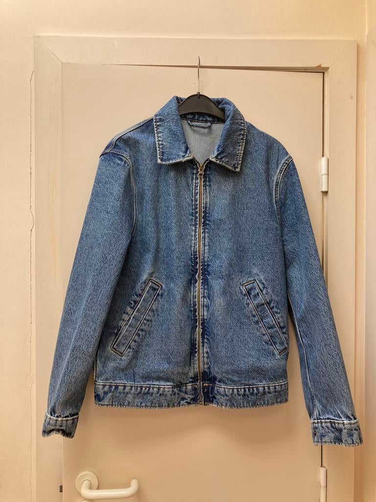 spijker jas, Ophalen, Zara, Blauw, Zo goed als nieuw