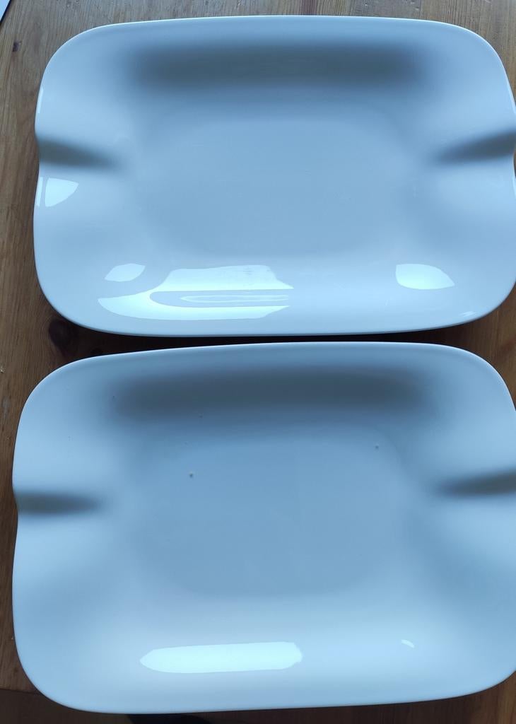 Deux assiettes lasagnes Villeroy & Boch, Uni, Assiettes(s), Comme neuf, Enlèvement
