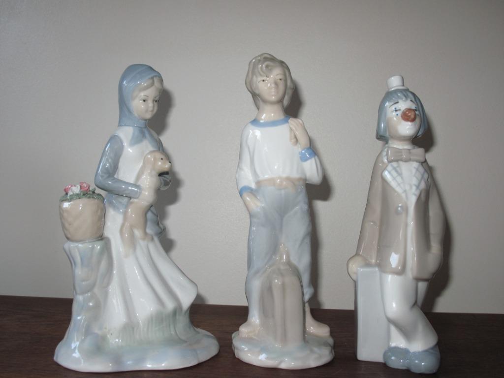 3 beeldjes /2 laddro -1 casades spanje, Antiek en Kunst, Ophalen
