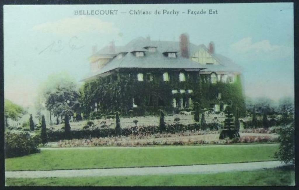 Carte Postale Bellecourt Château du Pachy Façade Est Manage, Collections, Cartes postales | Belgique, Enlèvement ou Envoi, 1920 à 1940