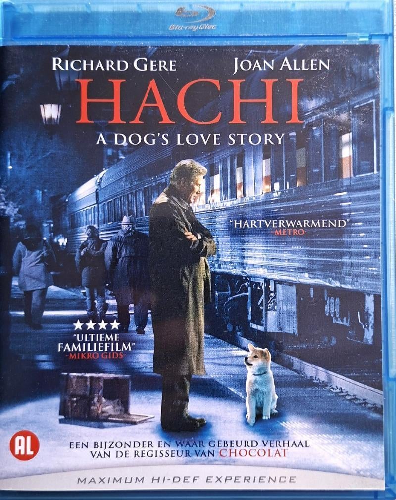 blu ray HACHI  RICHARD GERE  JOAN ALLEN, Cd's en Dvd's, Ophalen of Verzenden, Zo goed als nieuw