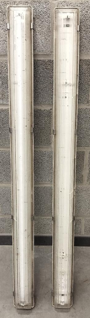 2 luminaires TL 120 cm x 36 W (prix pour les 2), Enlèvement, Utilisé, Moins de 50 watts, Armature