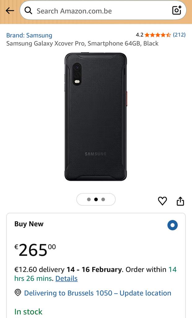 Samsung xcover pro comme neuf prix 80€, Telecommunicatie, Ophalen of Verzenden, Zo goed als nieuw