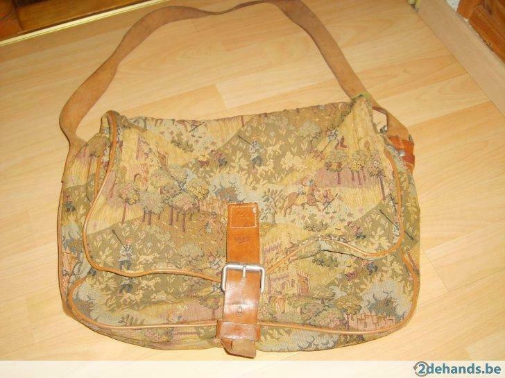 Vintage boekentas Ledergalerijtje, Ophalen of Verzenden