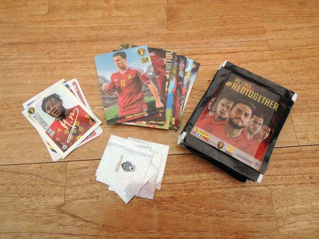 cartes Panini Carrefour Diables Rouges We Stick Redtogether, Collections, Enlèvement ou Envoi