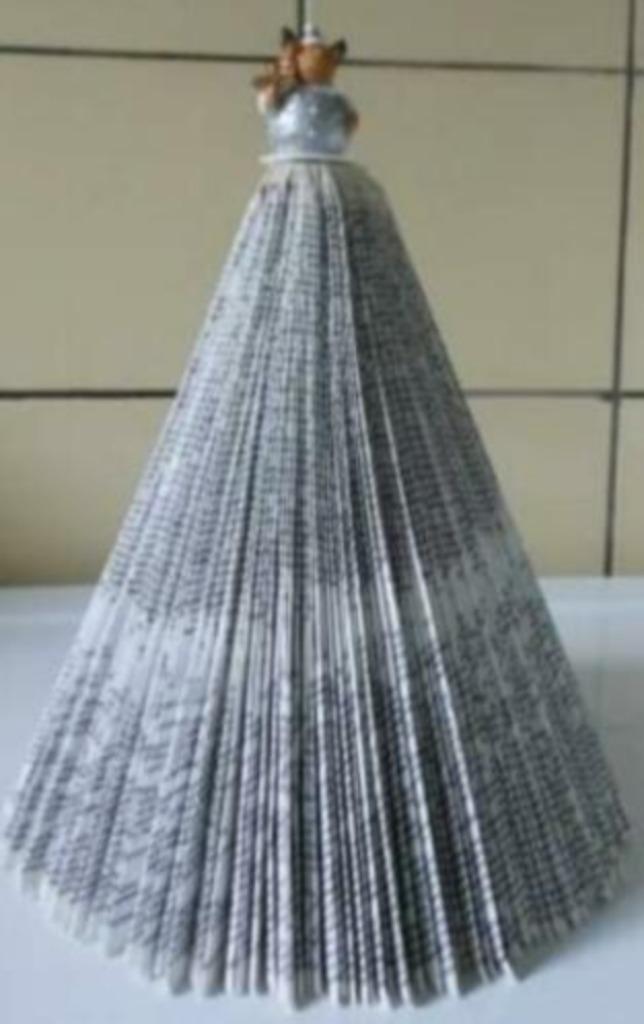 Papieren kerstboompje, Ophalen of Verzenden, Nieuw
