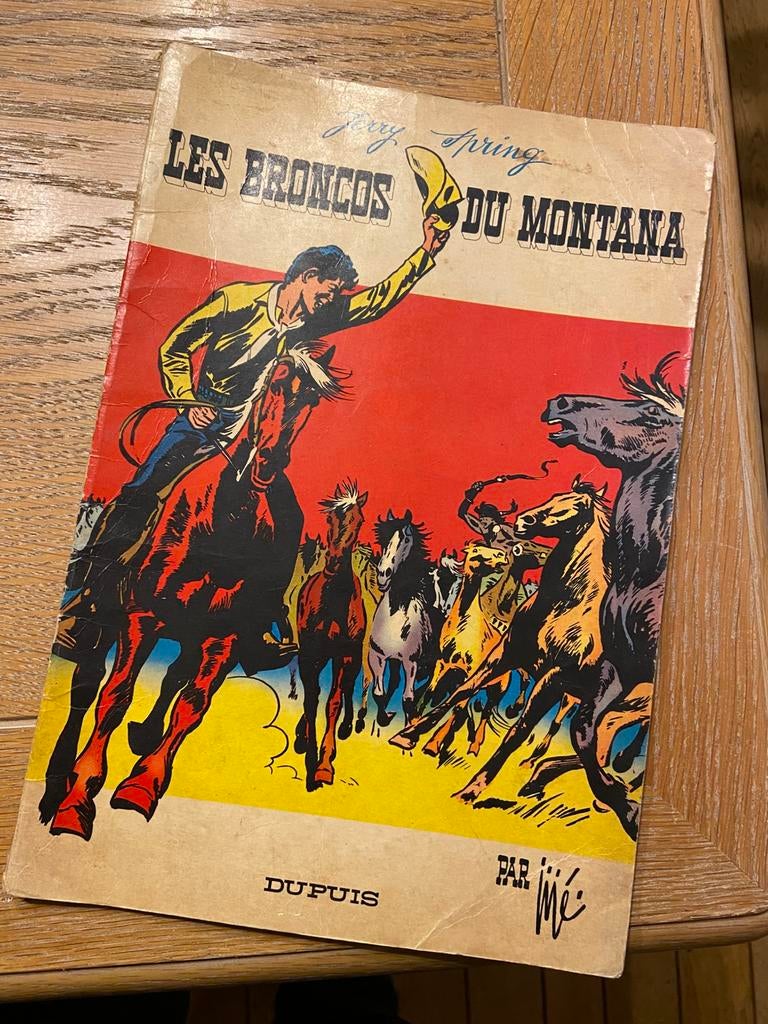 Les Broncos du Montana - Jerry Spring, Livres, BD, Une BD, Enlèvement ou Envoi, Utilisé