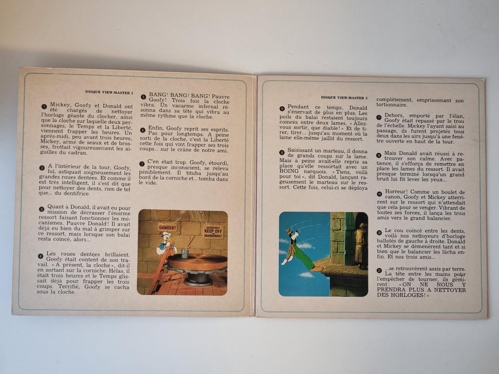 View-Master NB 551-F @ Mickey, Donald et Goofy @ 1971, Ophalen of Verzenden
