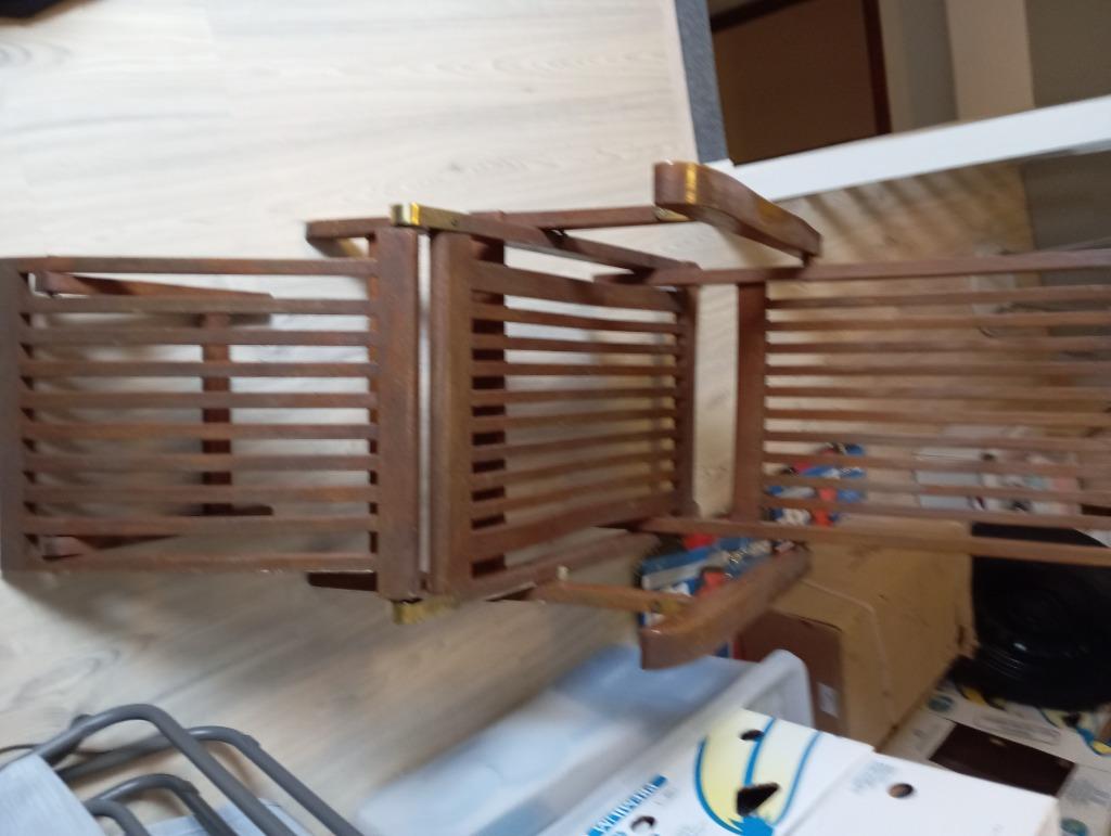 Lig zetel hard hout en kussen prijs vast, Ophalen, Zo goed als nieuw, Teakhout