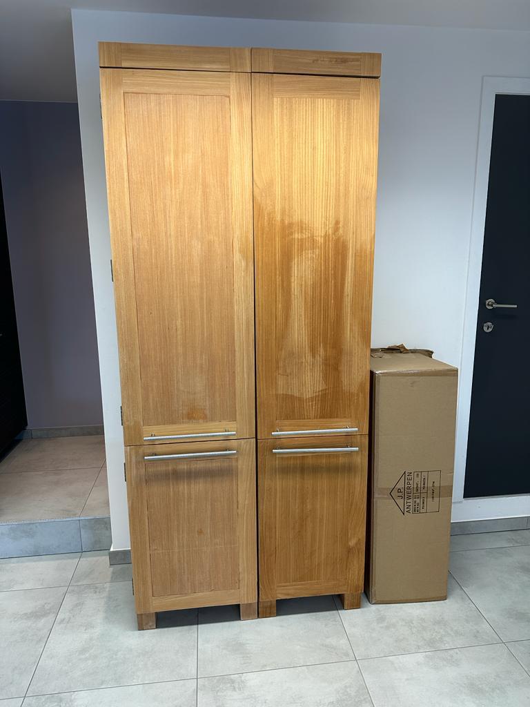 Kast teak, Teck, Comme neuf, Enlèvement, Avec tiroir(s)